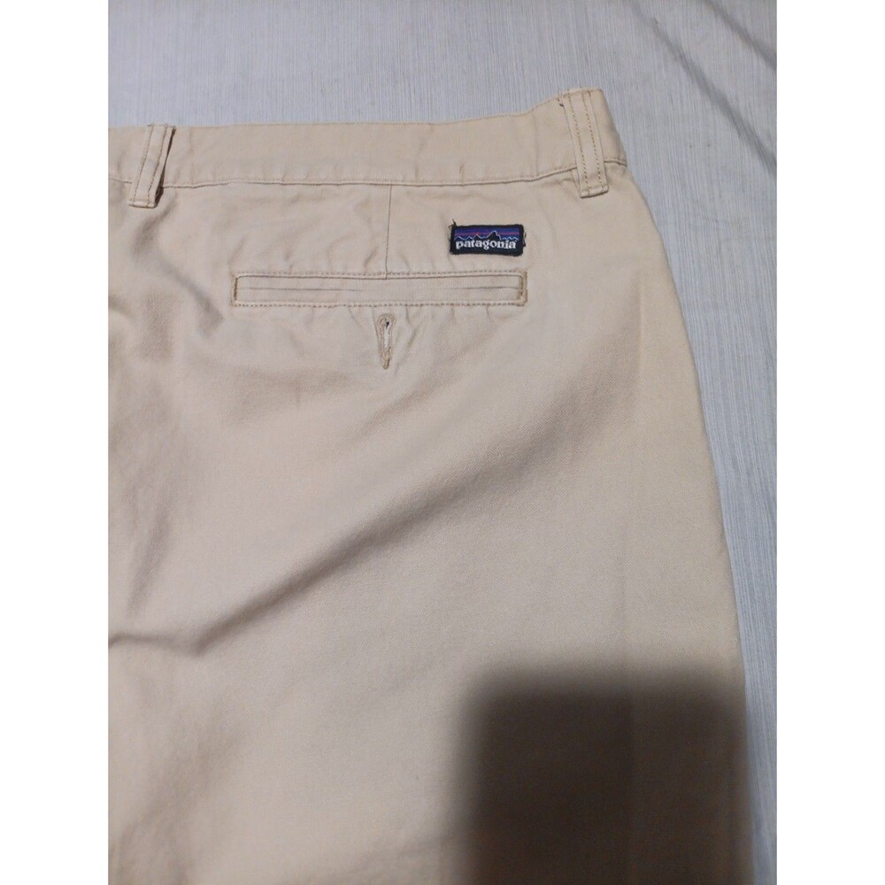 Patagonia Organic Cotton Pants Mens 40x31 Tan Khaki Baggy 10" Wide Leg - Picture 4 of 6